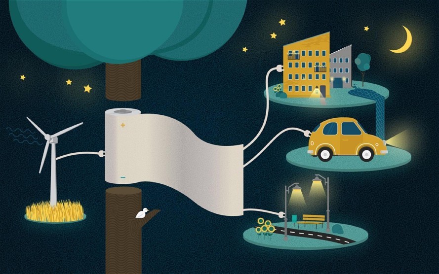 Power-Paper-stores-energy