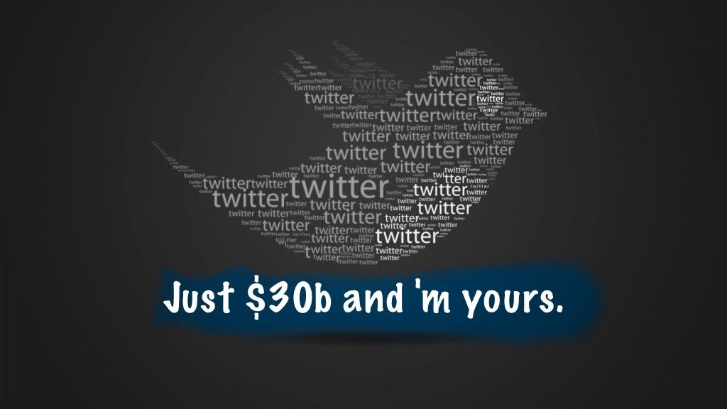 Buy Twitter - Just $30b.